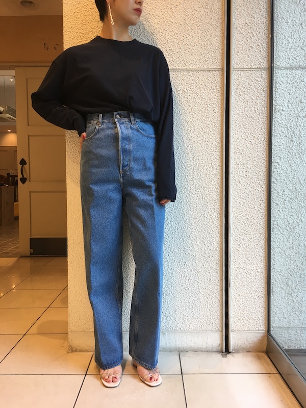 CRISTASEYA BLEACHED DENIM TROUSERS デニム | www.innoveering.net