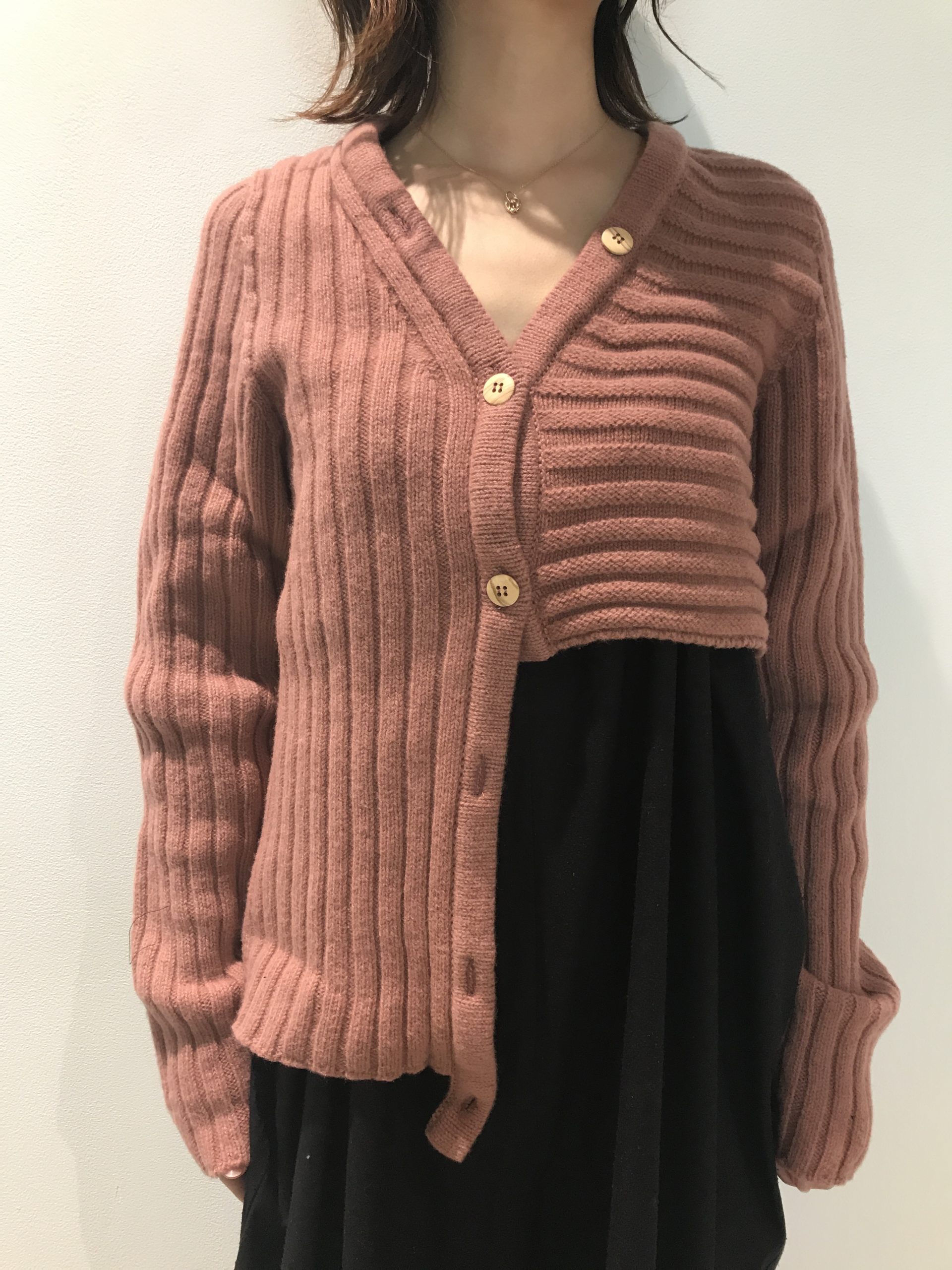 baserange / lence cardigan CINNAMON S - カーディガン