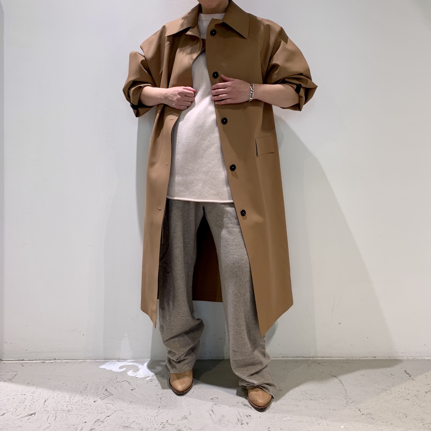 【新品✳︎未使用】＜6(ROKU)＞RUBBER CLOTH COAT/コート