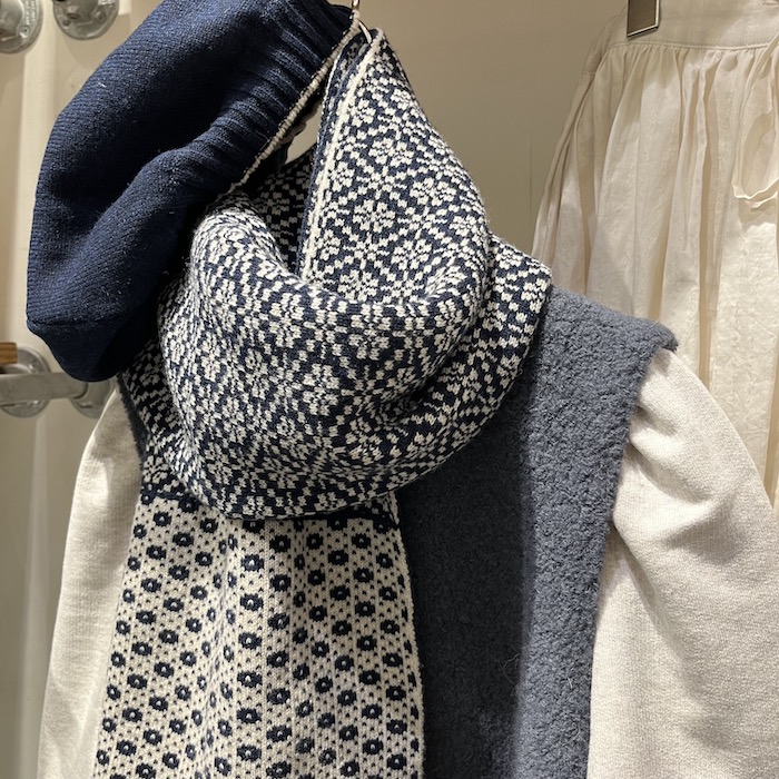 美品】GASA*GRUE Embroidery stole 刺繍のストール 黄 リニューアル