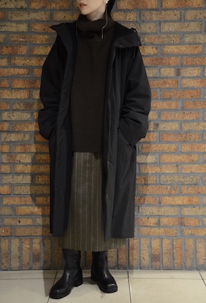 ATON Asako Nylon Hooded Coat | environdesign.com.au