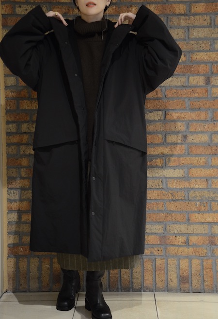 ATON/asako nylon semi double coatコート